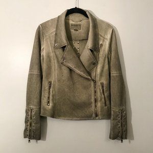 Anthropologie Marrakech Marni Scuba Suede Moto S